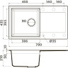Мойка OMOIKIRI SAKAIME 78-PL Tetogranit/платина 4993196
