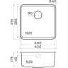Мойка OMOIKIRI OMI 43-U/I ULTRA-LG нержавеющая сталь/светлое золото 4997412